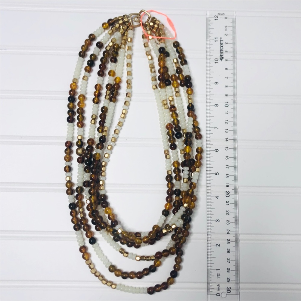 INDIA HICKS NWT Golden Beach Necklace Tigers Eye🐅 - Picture 5 of 5